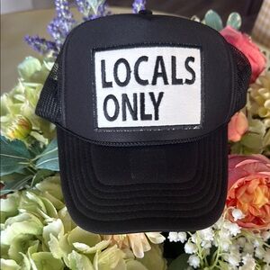 Locals Only Black Party Hat